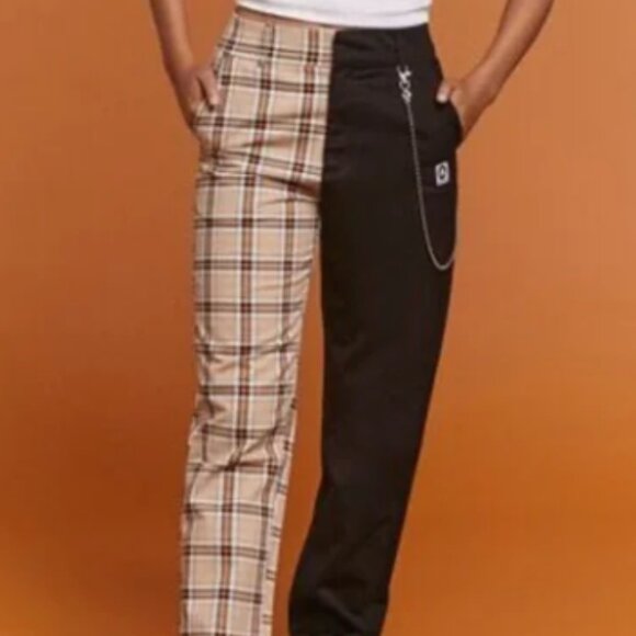 AirWalk Two Sided Pants Colorblock Size M Forever 21 - Picture 1 of 3